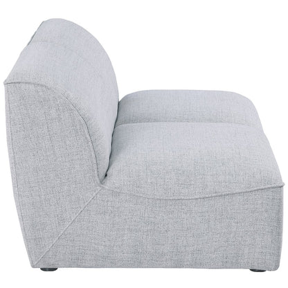 Miramar Grey Durable Linen Textured Modular Sofa