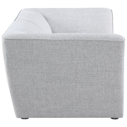 Miramar Grey Durable Linen Textured Modular Sofa