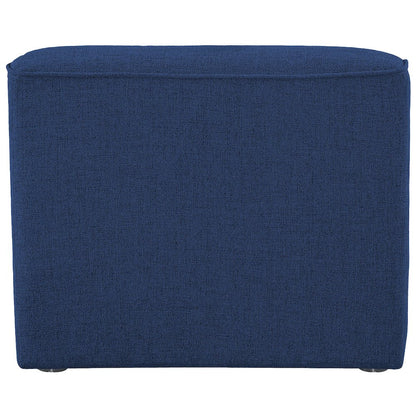 Miramar Navy Durable Linen Textured Armless