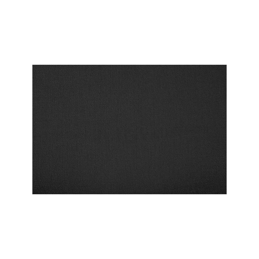 Johanna Black Linen Textured Fabric 3pc. Sectional