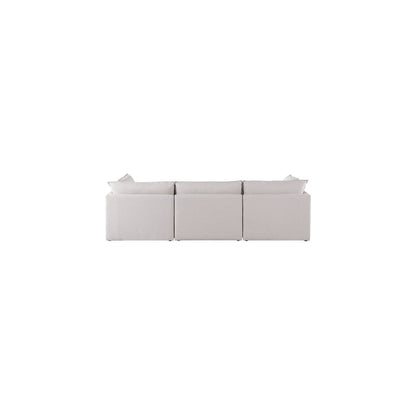 Mackenzie Beige Durable Linen Textured Modular Sofa