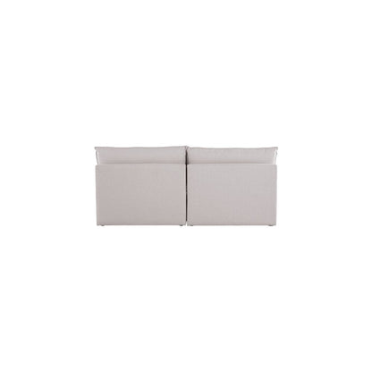 Mackenzie Beige Durable Linen Textured Modular Sofa