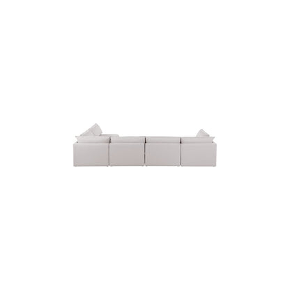 Mackenzie Beige Durable Linen Textured Modular Sectional
