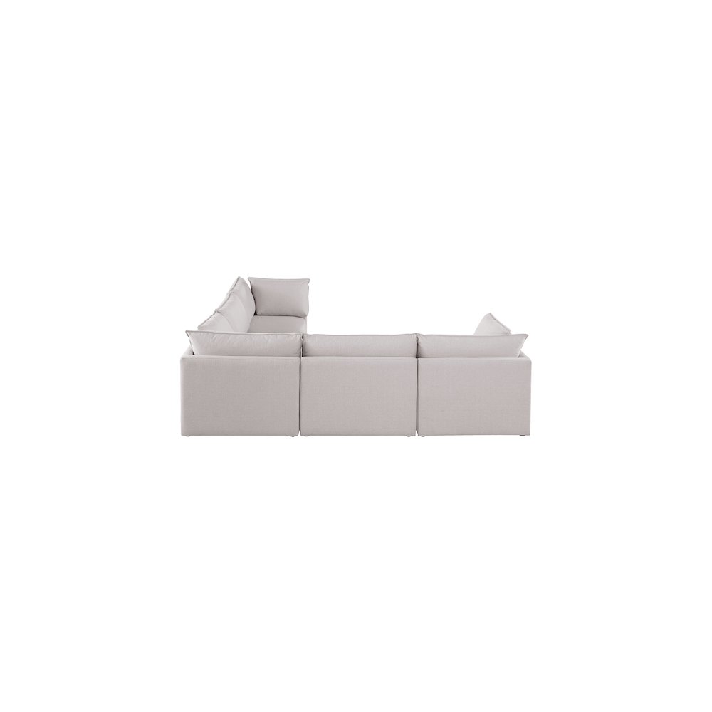 Mackenzie Beige Durable Linen Textured Modular Sectional