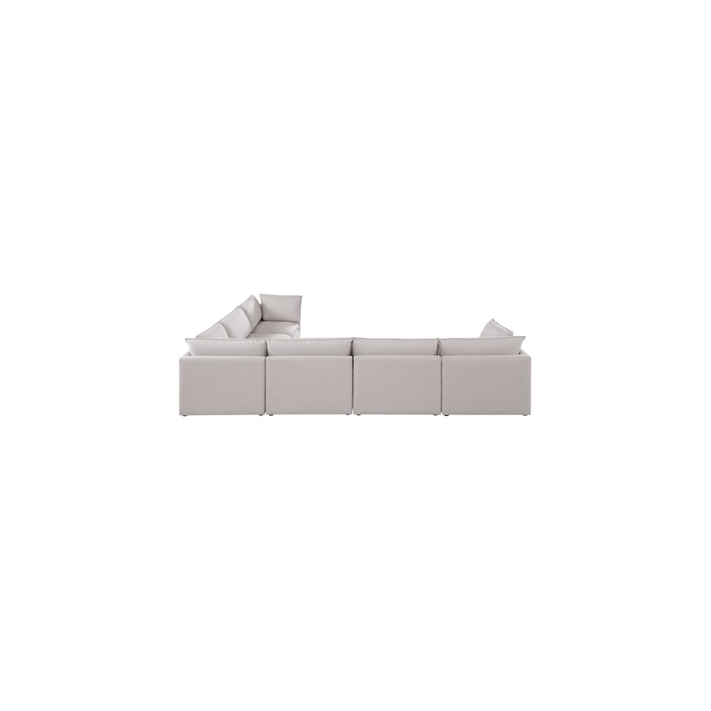 Mackenzie Beige Durable Linen Textured Modular Sectional