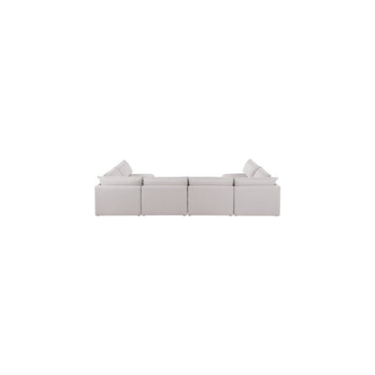 Mackenzie Beige Durable Linen Textured Modular Sectional
