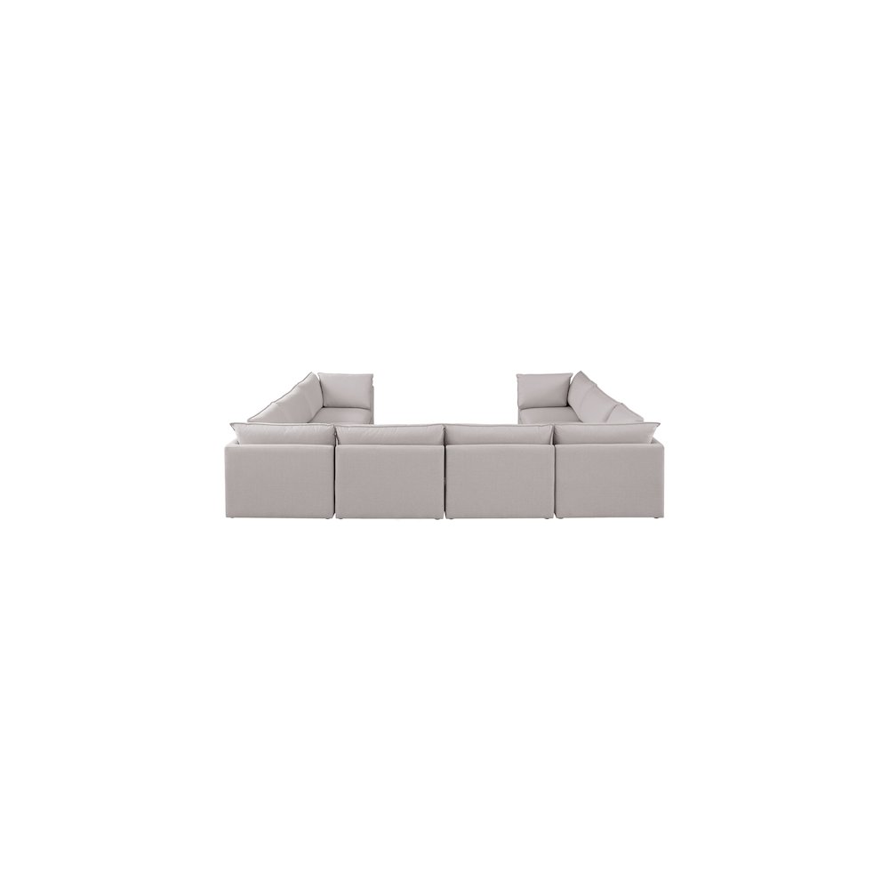Mackenzie Beige Durable Linen Textured Modular Sectional