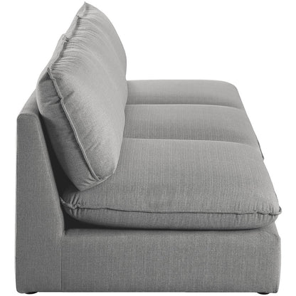Mackenzie Grey Durable Linen Textured Modular Sofa