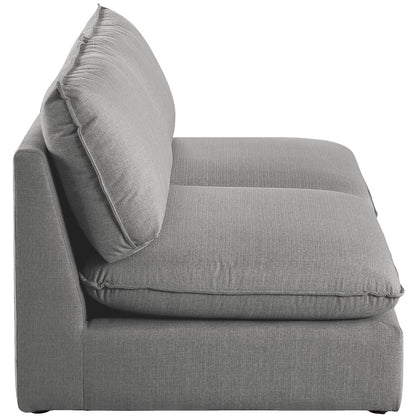 Mackenzie Grey Durable Linen Textured Modular Sofa