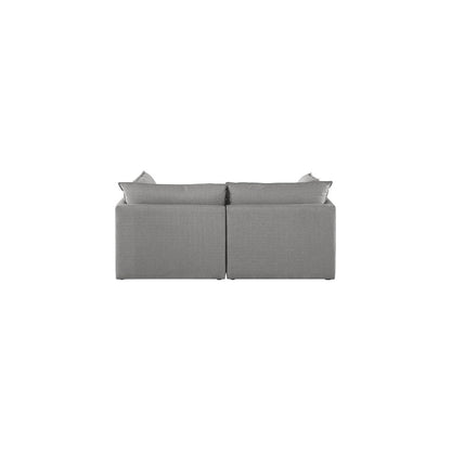 Mackenzie Grey Durable Linen Textured Modular Sofa