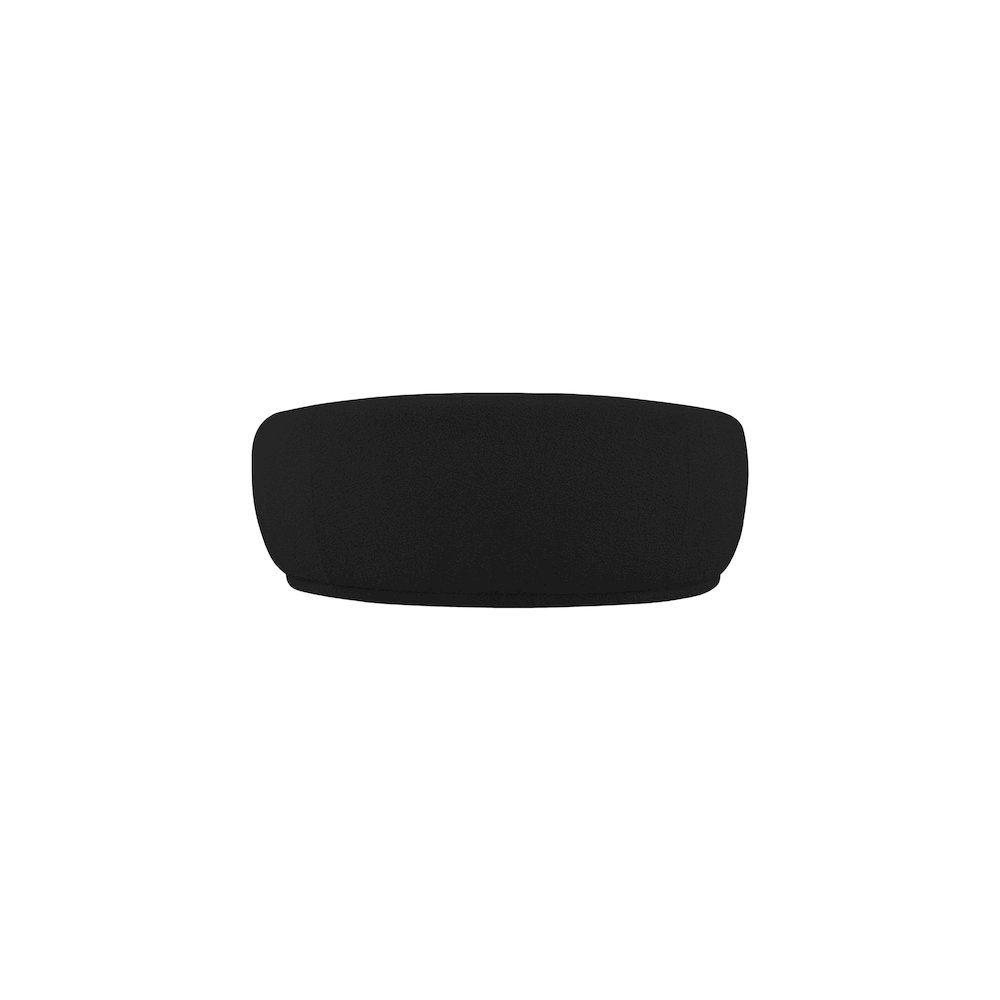 Hyde Black Boucle Fabric Loveseat