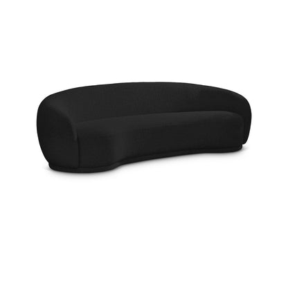 Hyde Black Boucle Fabric Sofa
