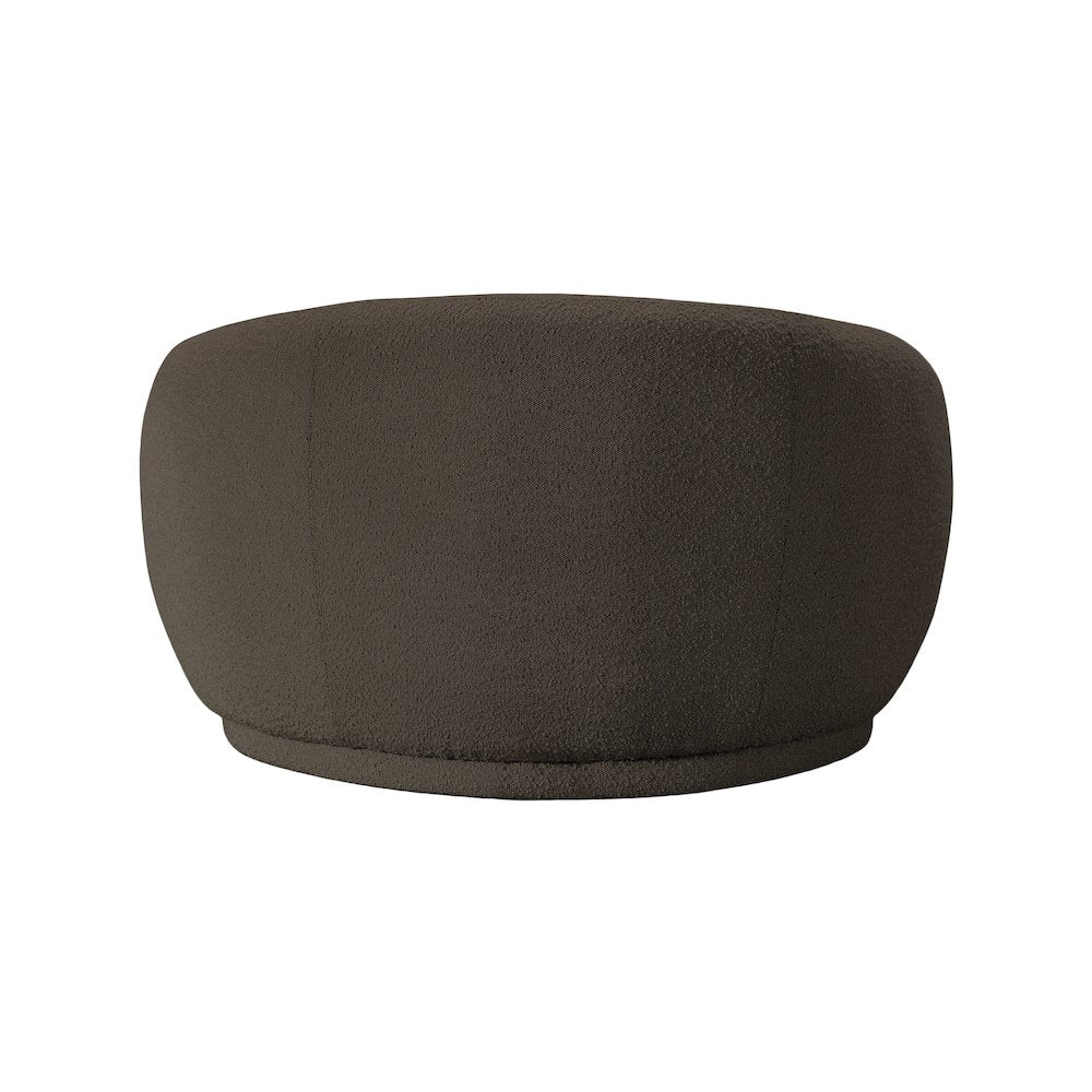 Hyde Brown Boucle Fabric Chair