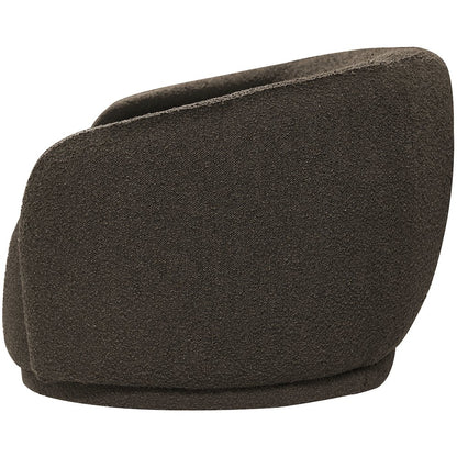 Hyde Brown Boucle Fabric Sofa