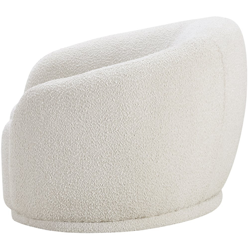 Hyde Cream Boucle Fabric Chair