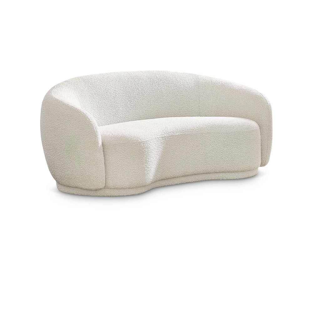 Hyde Cream Boucle Fabric Loveseat