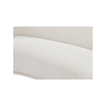 Hyde Cream Boucle Fabric Loveseat