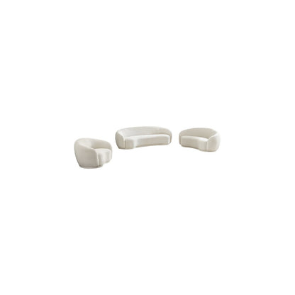 Hyde Cream Boucle Fabric Loveseat