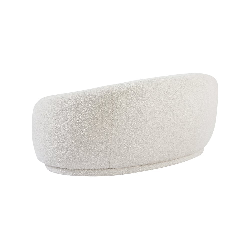 Hyde Cream Boucle Fabric Loveseat