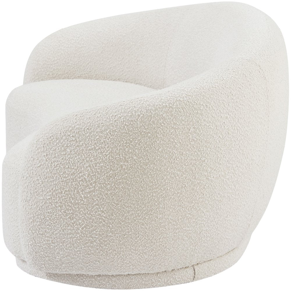Hyde Cream Boucle Fabric Loveseat