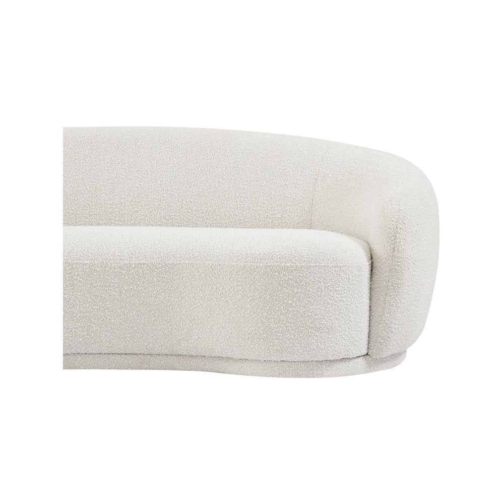 Hyde Cream Boucle Fabric Loveseat