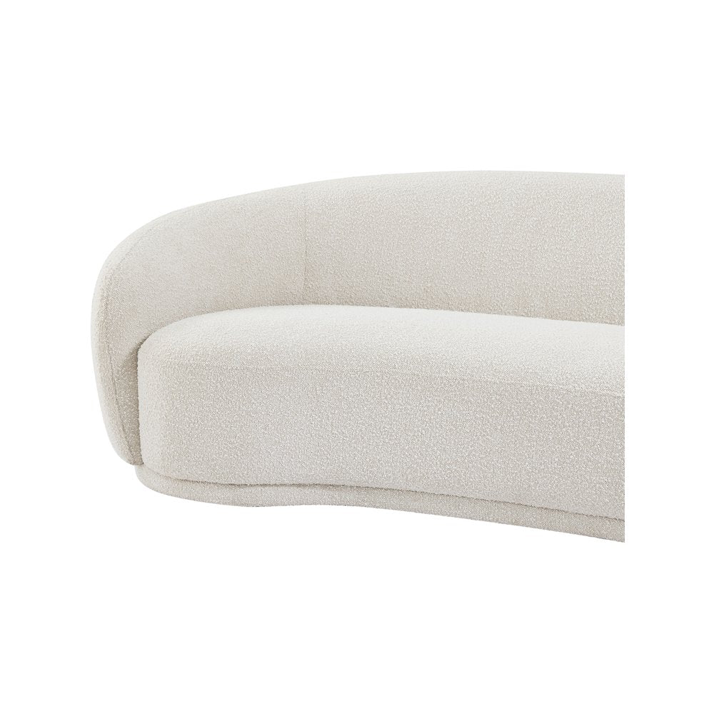 Hyde Cream Boucle Fabric Loveseat