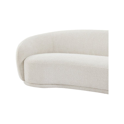 Hyde Cream Boucle Fabric Loveseat