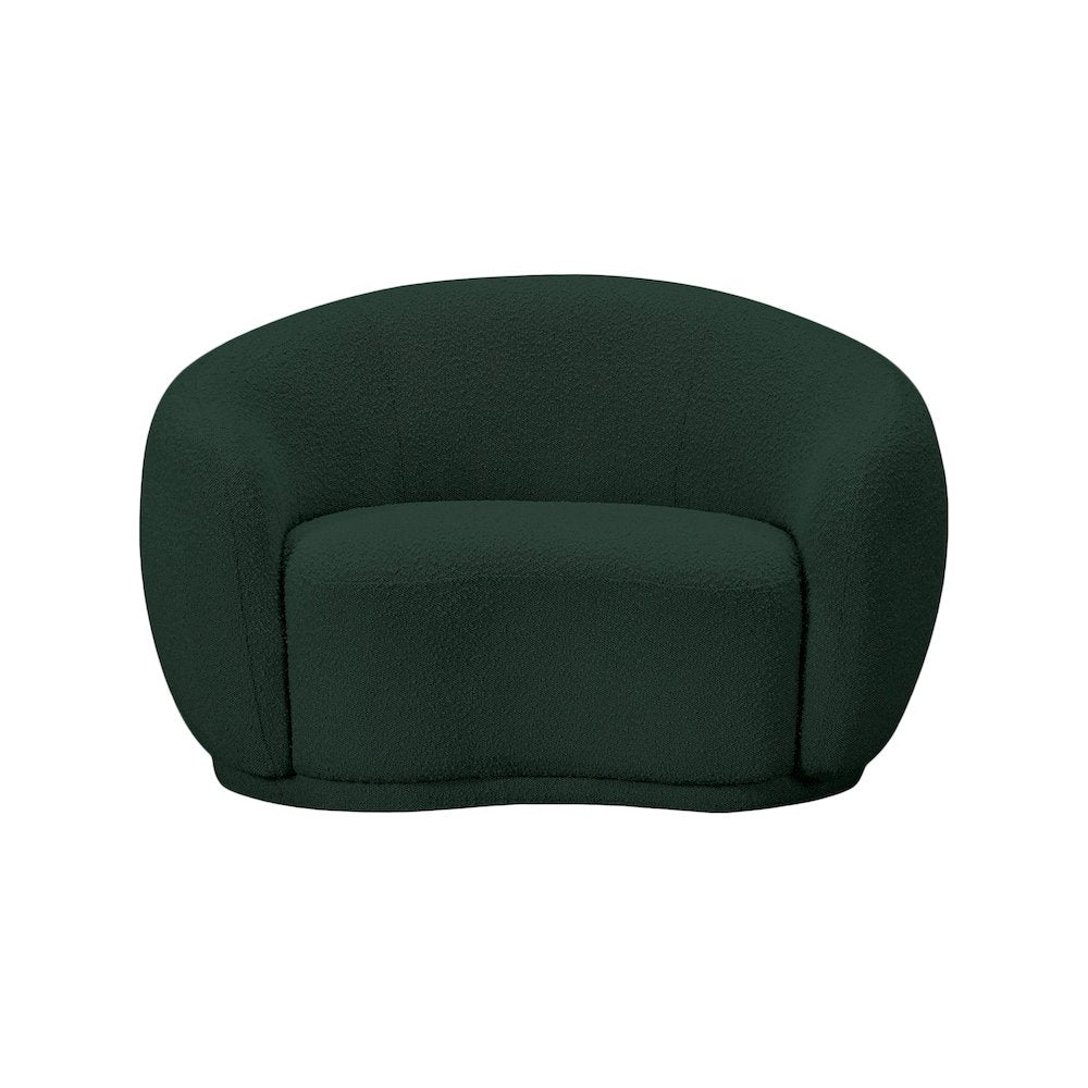Hyde Green Boucle Fabric Chair