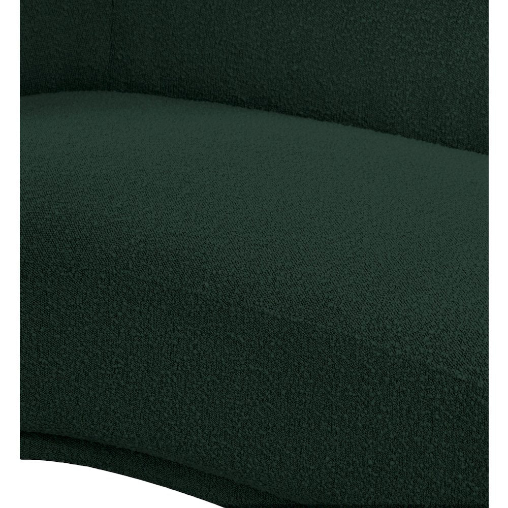 Hyde Green Boucle Fabric Chair