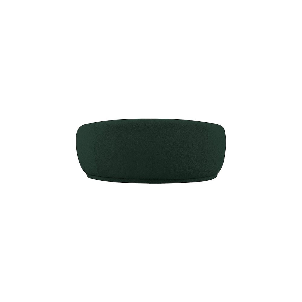 Hyde Green Boucle Fabric Loveseat
