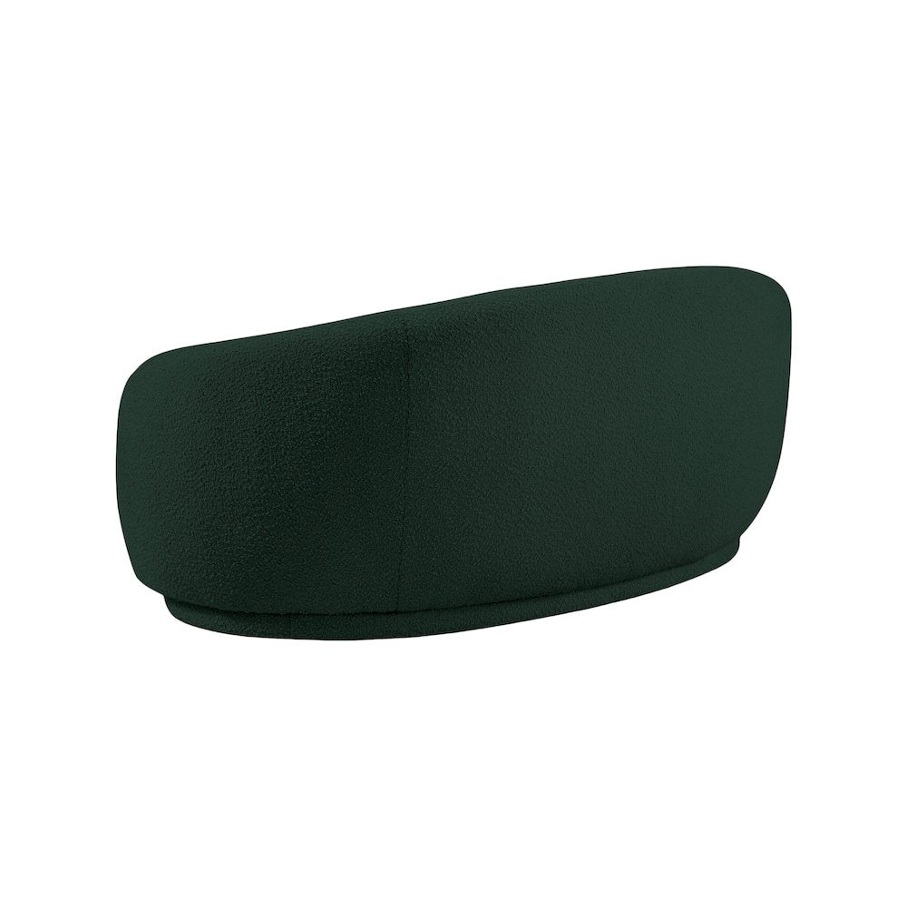 Hyde Green Boucle Fabric Loveseat