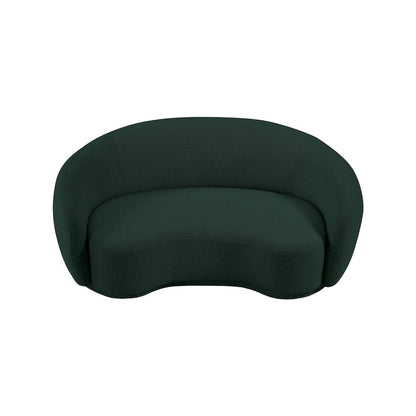 Hyde Green Boucle Fabric Loveseat