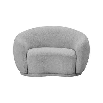 Hyde Grey Boucle Fabric Chair
