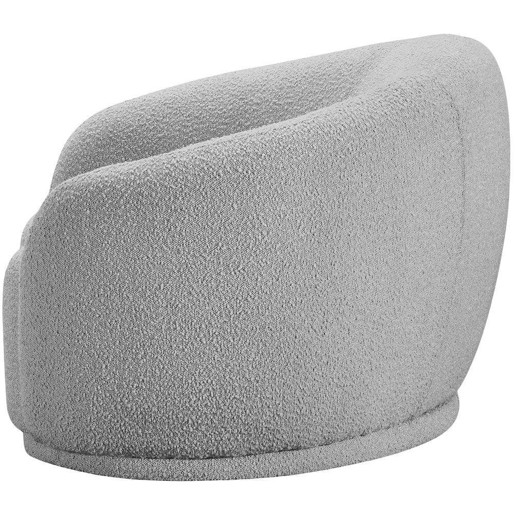 Hyde Grey Boucle Fabric Chair