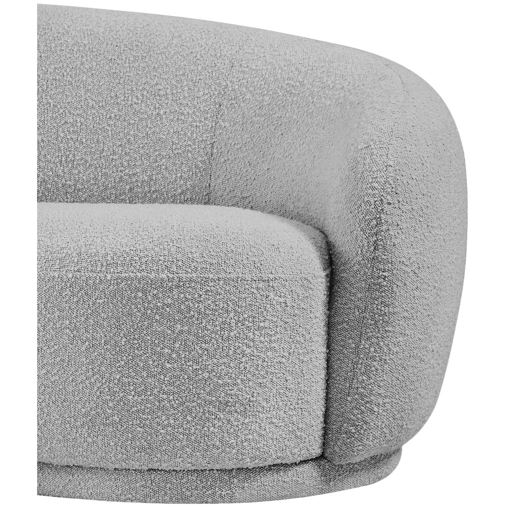 Hyde Grey Boucle Fabric Chair