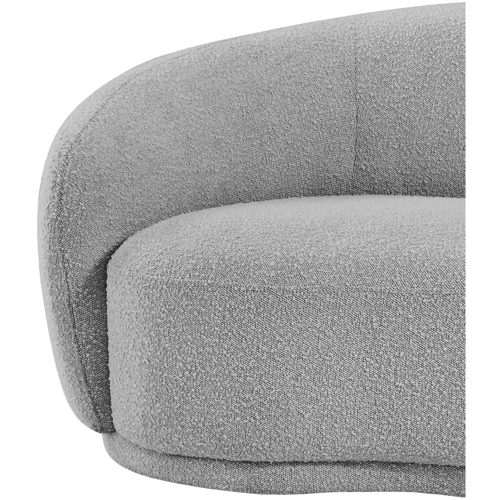 Hyde Grey Boucle Fabric Chair
