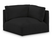 Ease Black Polyester Fabric Corner