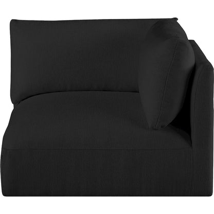 Ease Black Polyester Fabric Corner
