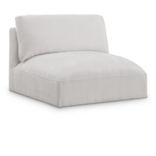 Ease Cream Polyester Fabric Armless