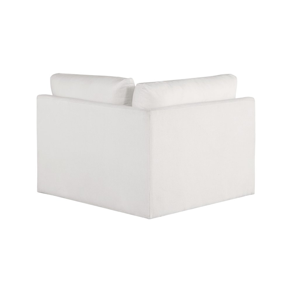 Ease Cream Polyester Fabric Corner