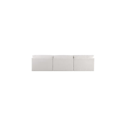 Ease Cream Polyester Fabric Modular Sofa