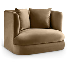 Alder Beige Velvet Chair