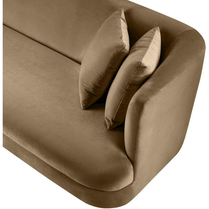 Alder Beige Velvet Chair