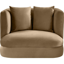Alder Beige Velvet Chair