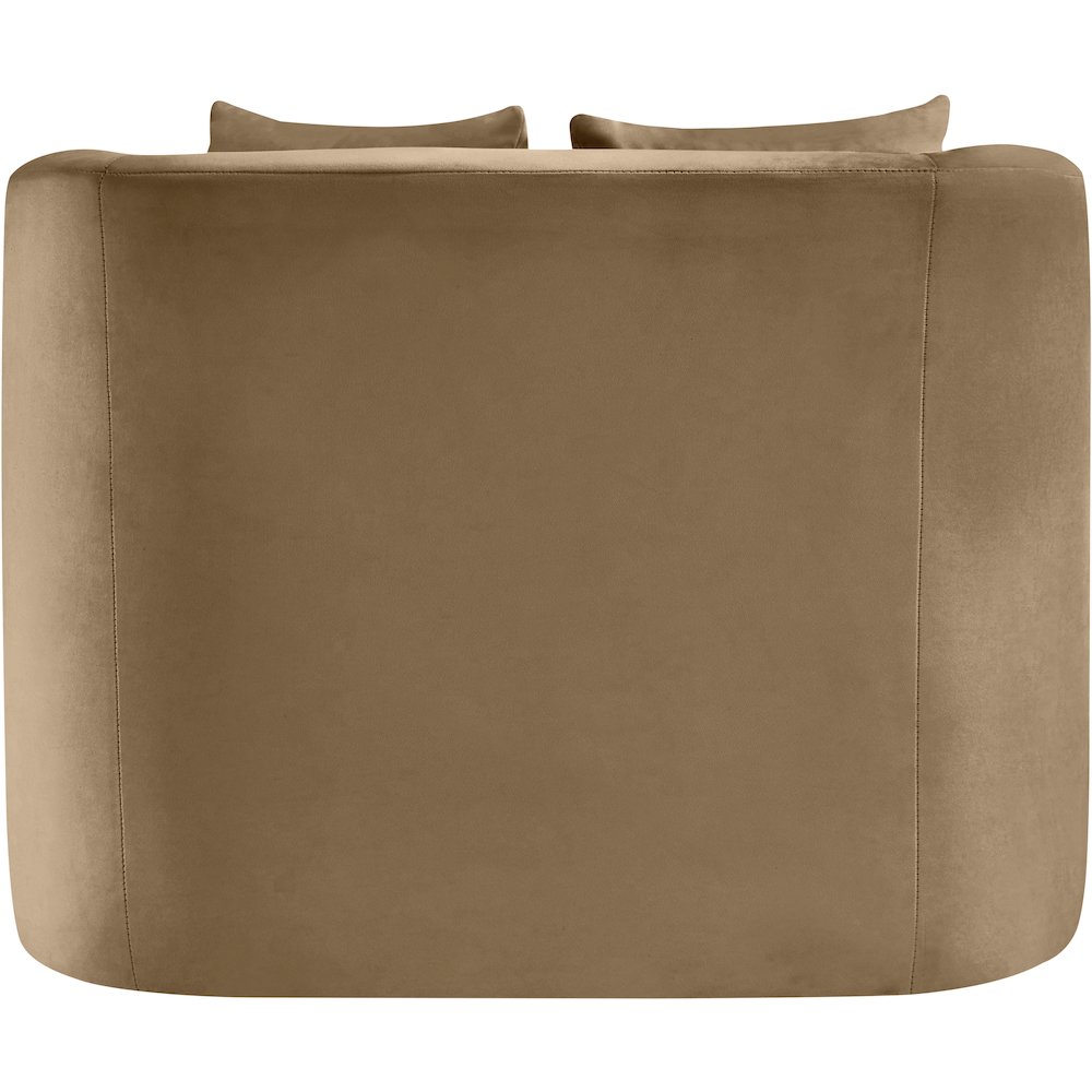 Alder Beige Velvet Chair