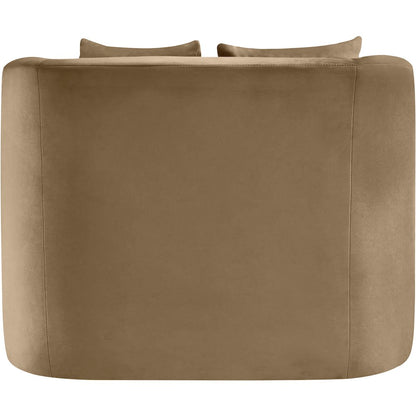 Alder Beige Velvet Chair