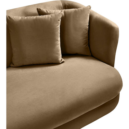 Alder Beige Velvet Chair