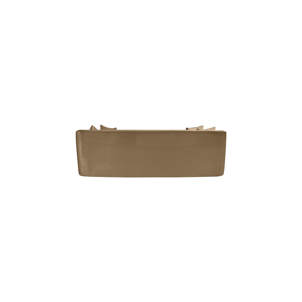 Alder Beige Velvet Sofa