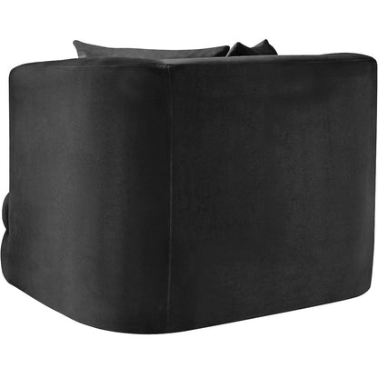 Alder Black Velvet Chair