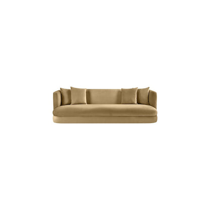 Alder Camel Velvet Sofa